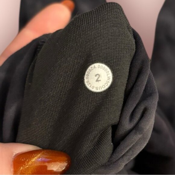 Lululemon Align Pant 28" *Diamond Dye Diamond Dye Pitch Grey Graphite Grey sz 2 - Picture 7 of 7